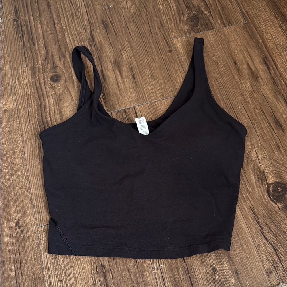 Black Lululemon Align Workout tank top